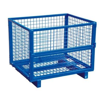 China Warehouse Rack Factory Delivery Storage Metal Mesh Box Wire Cage Direct for sale