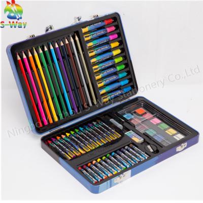 China School Art Set for Kids 64 Piece Professional Art Kit Drawing and Sketching 58-Piece Set Colored Pencils, Art Kit for Kids, Teens and Adults / Gift for sale