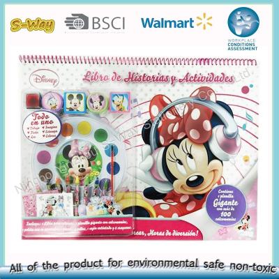 China Fashionable back to school itemsfor children stationery sets/color box packaging stationery set for sale