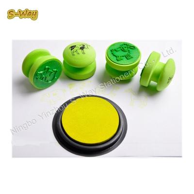 China Children's Toy Cartoon Stamps For Child-Plastic Self Inking Animal Stamp Set for sale