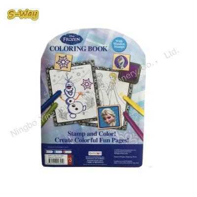 China Children's Toy Drawing Art Set for Children and Students Stamps - Self Ink with Drawing Book and Water Color Pen for sale