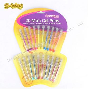 China Glitter Minin Gel Pen, Gel Pen Set for sale