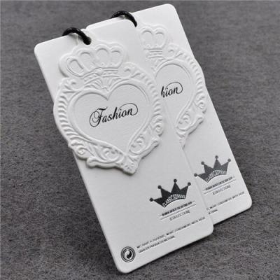 China Viable Custom Swing Hang Tags New China Label Designs Clothing Garment Logo Tag Panty for sale