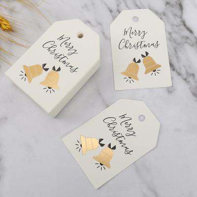 China Viable Wholesale Custom Garment Shirt Shoes Tag Cute Christmas Party Gift Swing Tag Small Paper Hang Tag For Clothes for sale