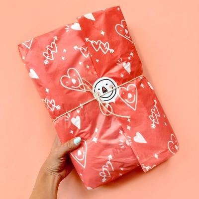 China Recyclable Fashionable Custom Printed Tissue Wrapping Paper For Products Clothes Gift Wrapping Wrapping Tissue Paper for sale