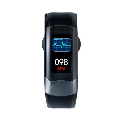 China Touch Screen Handheld Style 1.14 Inch HRV Display ECG Wristband Blood Oxygen Blood Pressure Smart Band S-H02 for sale