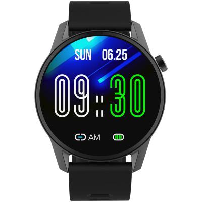 China Hot Selling MP3 Playback 1.3 Inch Full Display Adult Elder Spo2 Round Blood Pressure ECG HRV Reloj Health Care Smart Watch for sale