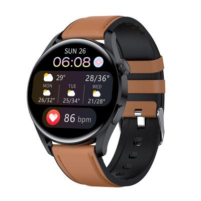 China MP3 playback HD 1.3 inch IPS display reloj temperature blood oxygen monitor music control smart talking watch with make answer phone call for sale