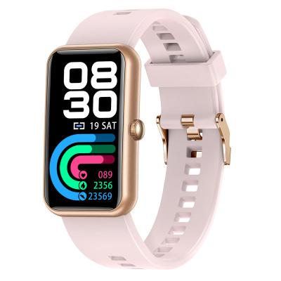 China 2021 Touch Screen Customize Latest 1.45 Inch HD Display Music Control Heart Rate Blood Pressure Smart Bracelet Wristband Watch S-L16 For Ladies for sale