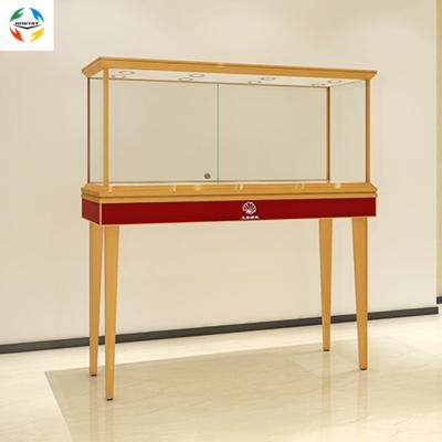 China 2021 Aluminum+Tempered Glass+UV Base Plate 2021 Luxurious Glass Jewelry Shop Counter Display Cabinets Window Store Window Display Cabinets Luxurious Tall Glass Cabinet Design Furniture for sale