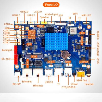 China D-3568 Edge Smart Motherboard ARM quad-core A55 Optional OpenHarmony3.2 for sale