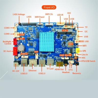 China Memória de anúncio video de USB EMMC 8G 32G da placa de mãe 4 de Android da máquina à venda