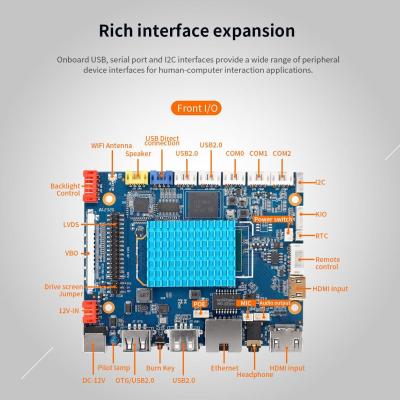 China H-T972 Smart HMI Mainboard Standard 16GB EMMC Standard 51Pin 4K LCD screen cableVGA interface zu verkaufen