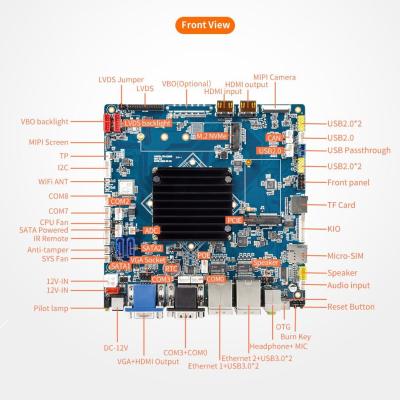 China ITX-Z3588 Intelligent Industrial Computer Mainboard 1-way anti-tamper control interface for sale