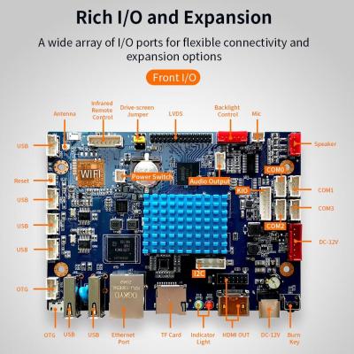 Китай M1 Smart Commercial Display Board USB 2.0 порты (2 Ext. + 4 Int.) Слот для карт TF типа push-push (32 GB Max) продается