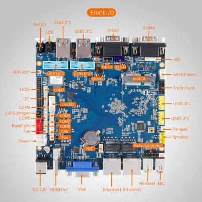 China UPC-3568 Intelligent industrial computer Mainboard 1-way tamper-proof control interface WiFi 6 for sale