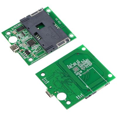 China C2-AMU-00 Dual-Interface 2-in-1 IC Card Reader Module ISO14443A Protocol Reader ISO7816 Protocol Reader à venda