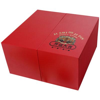 China Recycled Materials Wholesale High Grade Luxury Customized Customized Cardboard Unique Empty Paper Gift Box For Tea Packaging for sale