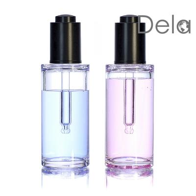 China Cosmetics Package Press The Bottle Thick Emulsion Lotion Dropper Bottle 60ml Cosmetic Wall PET/PETG Customized Bottle for sale