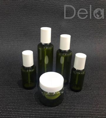 China Cosmetics Package Round 40ml 60ml 100ml 120ml 150ml Custom Pump Bottle 30g 50g Plastic Cosmetic Jar for sale