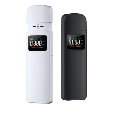 China Breathalyzer New 2022 Portable Push and Pull Breathalyzer Store 5 Groups of Data Breathalyzer Road Construction Traffic Alcohol Rapid Tester for sale