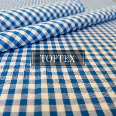 China Shrink-resistant 100% cotton yarn dyed Swiss stitch fabric for sale