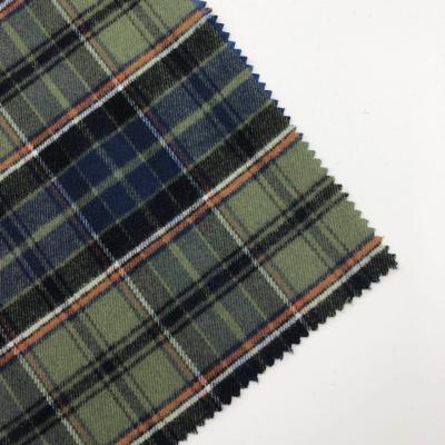 China High Quality Tear-Resistant Stocklot Cotton Check Yarn Dyed Flannel Fabric for sale