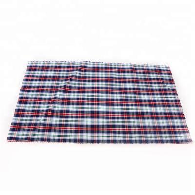 China Antistatic 100% Cotton Home Textile Yarn Dyed Plaid Shirt Fabric for sale