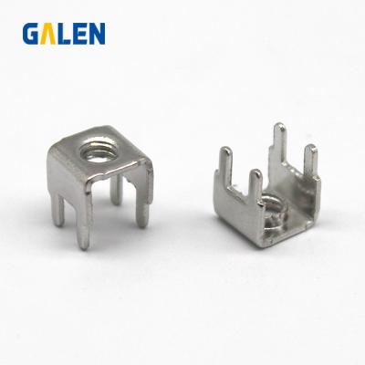 China Brass Accessory Terminal Block Metal Parts M4 Screw For PCB PCB-16 for sale