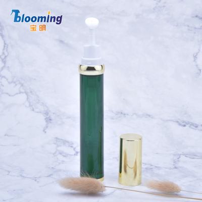 China Custom Wholesale PETG Airless Luxury Empty Green Eye Cream Pump Bottle for sale