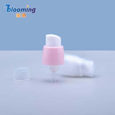 China Non Spill Popular Plastic Lotion Clip Foundation Cream Pump Plastic Cream Lotion Pump 20/410 for sale