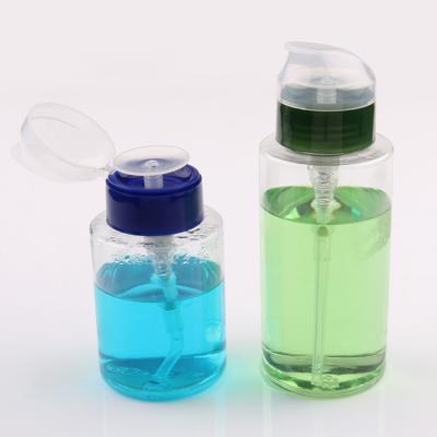 China Non Spill Nail Polish Remover Pump And Bottle From China Personal Care Yuyao Factory for sale