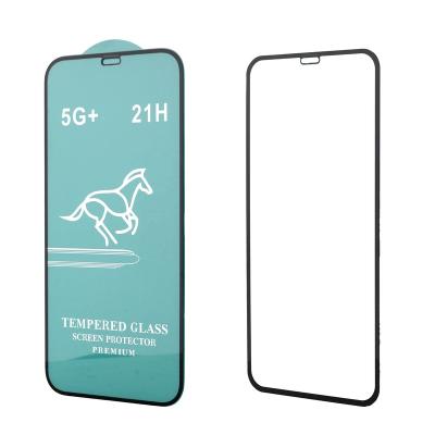 China Quick Screen Protector Micas De Vidrio Templado Para Celulares Mobile Phone 21H Premium Mobile Phone Horse Tempered Glass Film 0.33mm for sale