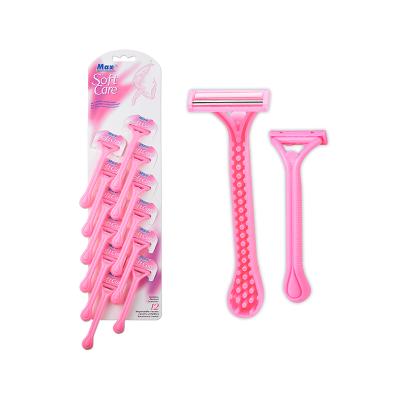 China High Quality Twin Blade Disposable Razor For Women for sale