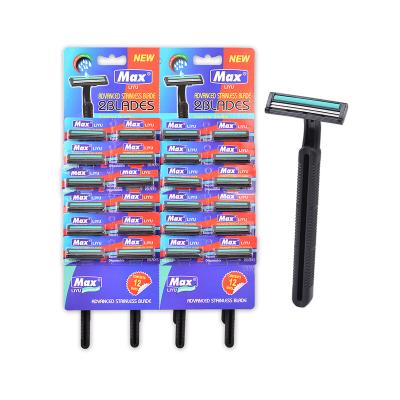 China Brand Two Blade Max Twin Blade Disposable Razor for sale