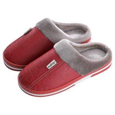 China Fashion Trend Winter Plush Short Plush Men's Women's Warm Soft Comfortable Slipper Indoor Shoes For Sale for sale