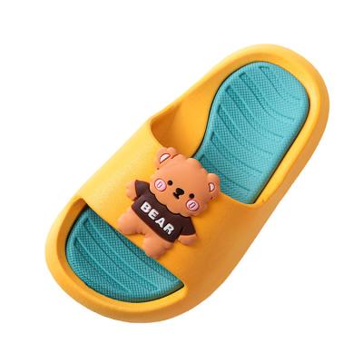 China Fashion trend custom logo EVA casual home luxury comfortable non-slip slipper for baby and kids for sale