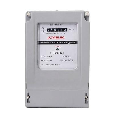 China JOYELEC Three Phase 4 Wire Watt Hour Meter Electronic Digital Energy Meter KWH Meter T766H T766H for sale