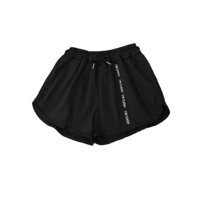 China Women's summer loose style casual QUICK-DRY shorts new was thin and high waist letters fashion wild sports running pants for sale