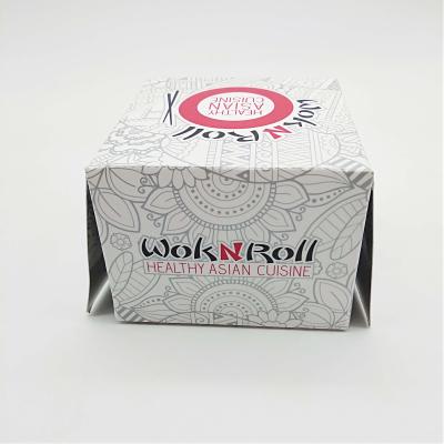 China New Design Logo Handmade Custom Packaging Box Food Chocolate Loaf Cake Cookie Burger Caterer for sale