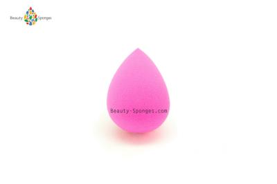 China Non Latex Teardrop Foundation Sponge , Pink Egg Makeup Sponge 42 X 58 mm for sale