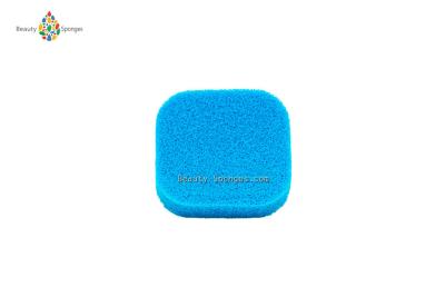 China Blue Lady Facial Cleansing Sponges Makeup Cleaner Powder Puff for sale