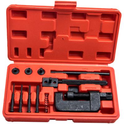 China Car Tool Chain Breaker Riveting Cutter OHV Cam Drive Motorcycle Link Press Tool Kit for sale