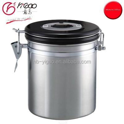 China Sustainable Stainless Steel Container SealTight Storage Canister Tea Vault Coffee Vault for sale