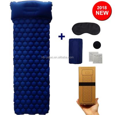 China 2018 New Design Hot Selling Amazon Air Sleep Easy Lightweight Inflating Pad for sale