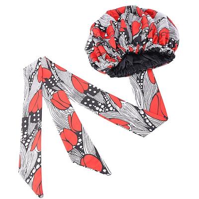 China Fashion Multifunctional Arab Head Wrap Scarfs Islamic Hijab Print Ribbon Stain Polyester Inner African Turbans For Women for sale