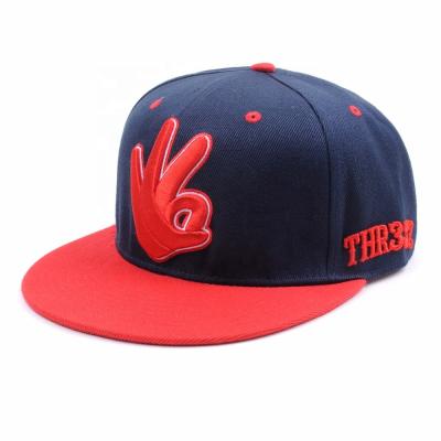 China OEM COMMON Kpop two tone embroidery snapback hats hats in fashion for sale