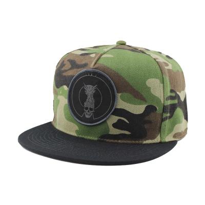 China New Digital Camouflage Hat Dongguan JOINT Factory Gorras Snapback Caps With Woven Patch for sale