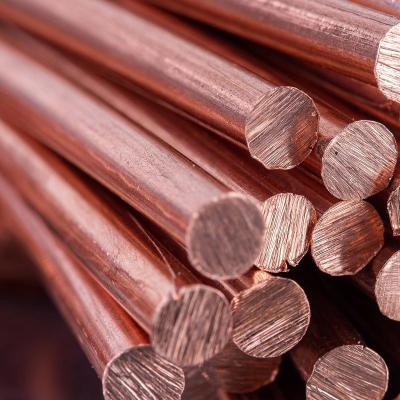 China T1 Copper Bar OF-CU Copper Round Bars Diameter 10 - 300mm 99.9% Pure Copper zu verkaufen