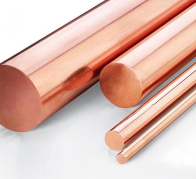 China DIN 2.0065 / CU-ETP Copper Round Bar CW004A C11000 Copper Rod Round Shape Bars zu verkaufen